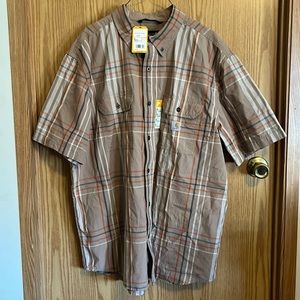 Carhartt NWT Men’s XL Loose Fit Short Sleeve Button Up Shirt